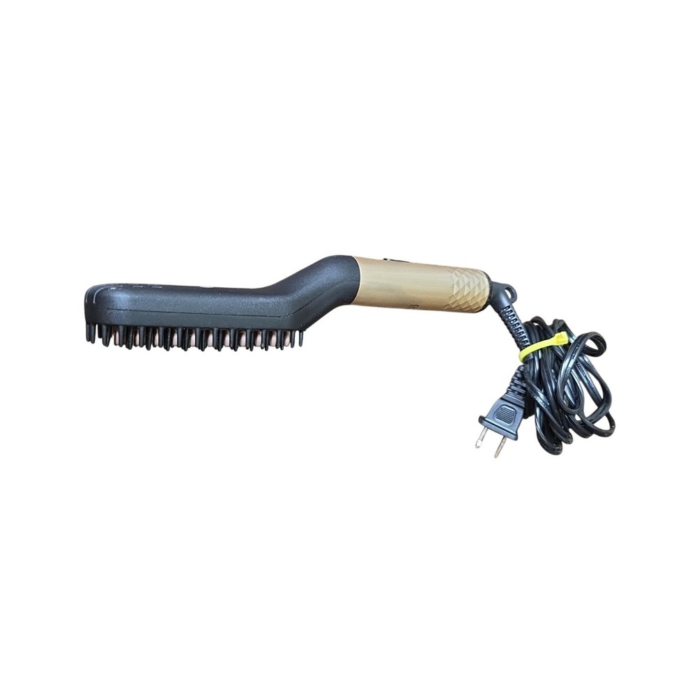 Grow A Beard Heated Straightening Brush Electric Beard & Hair Straightener F3